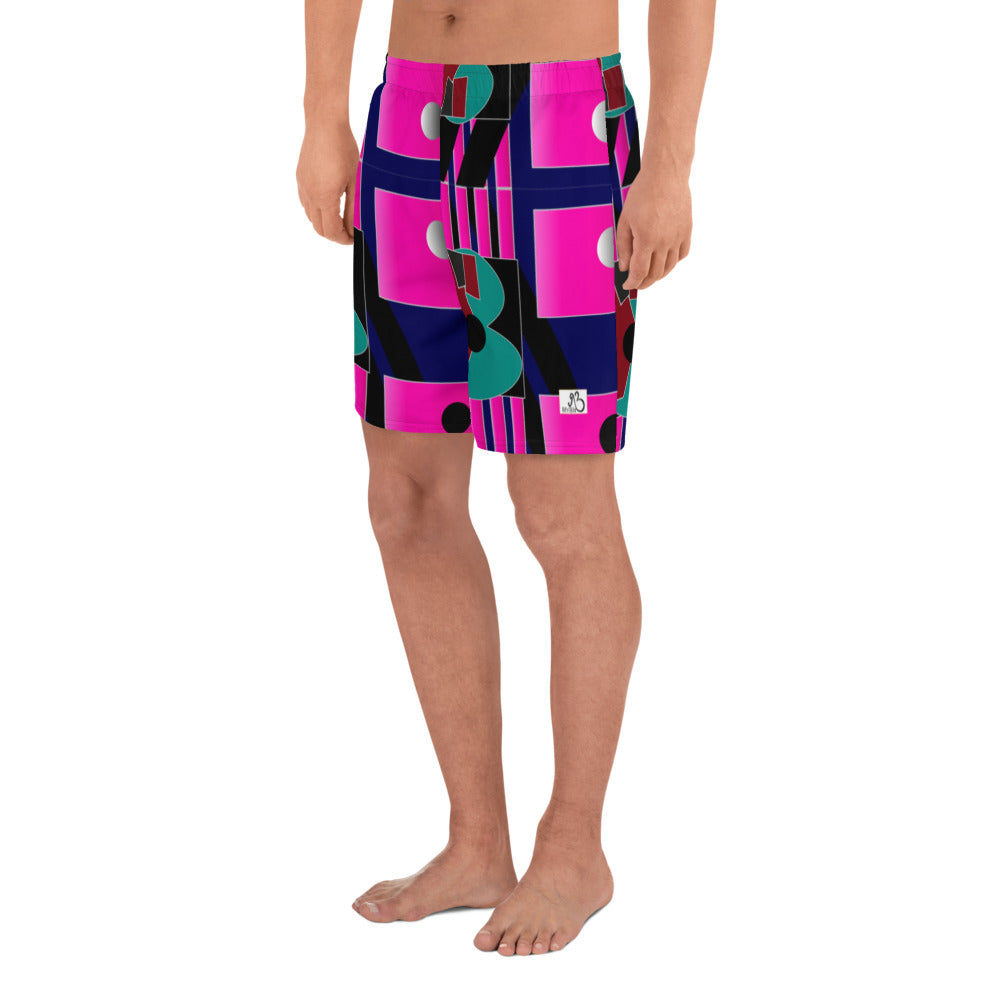Gallery Plum Men's Athletic Shorts