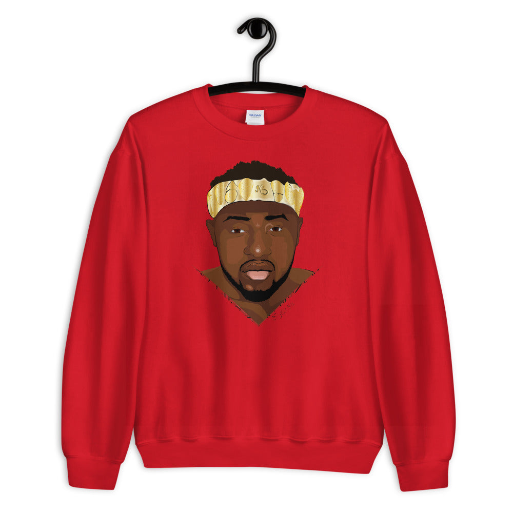 AfriBix Warrior African King Portrait Unisex Sweatshirt