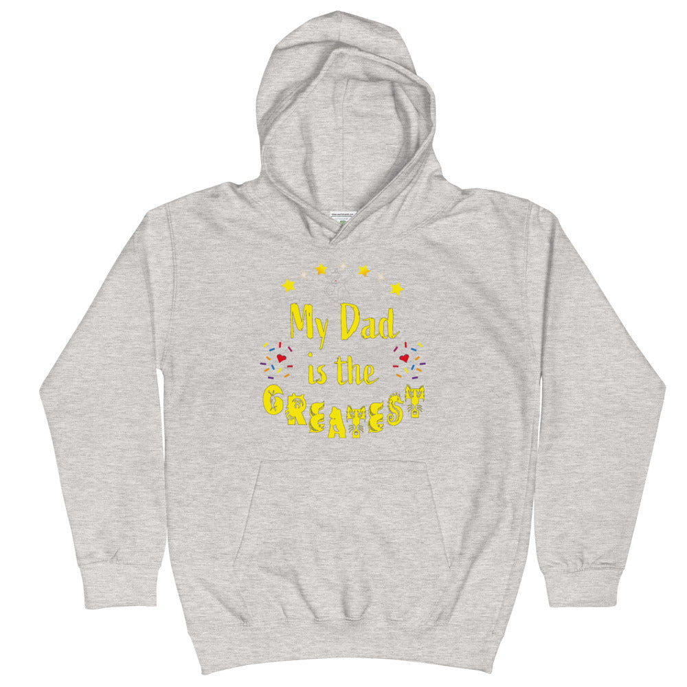 'Greatest Dad' Animal Unisex Kids Hoodie