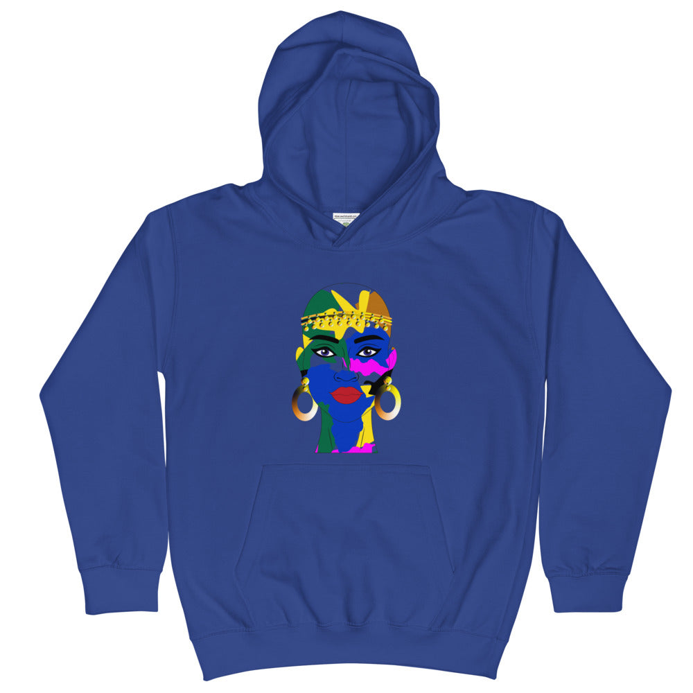 AfriBix Warrior Unisex Kids Sweatshirt Hoodie