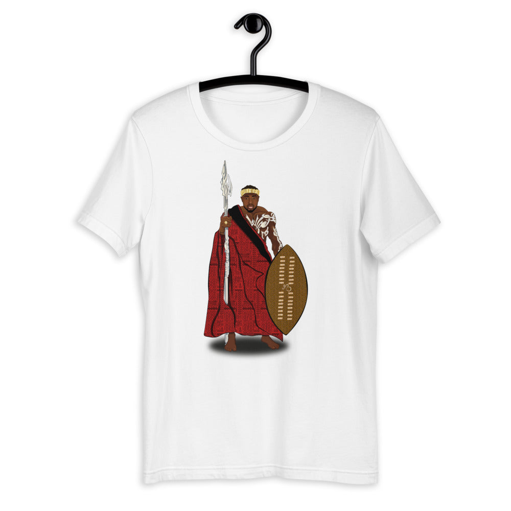 AfriBix Warrior African King Short-Sleeve Unisex T-Shirt