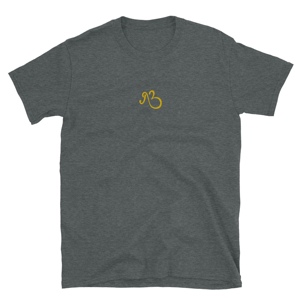AfriBix Classic Embroidered Short-Sleeve Unisex T-Shirt