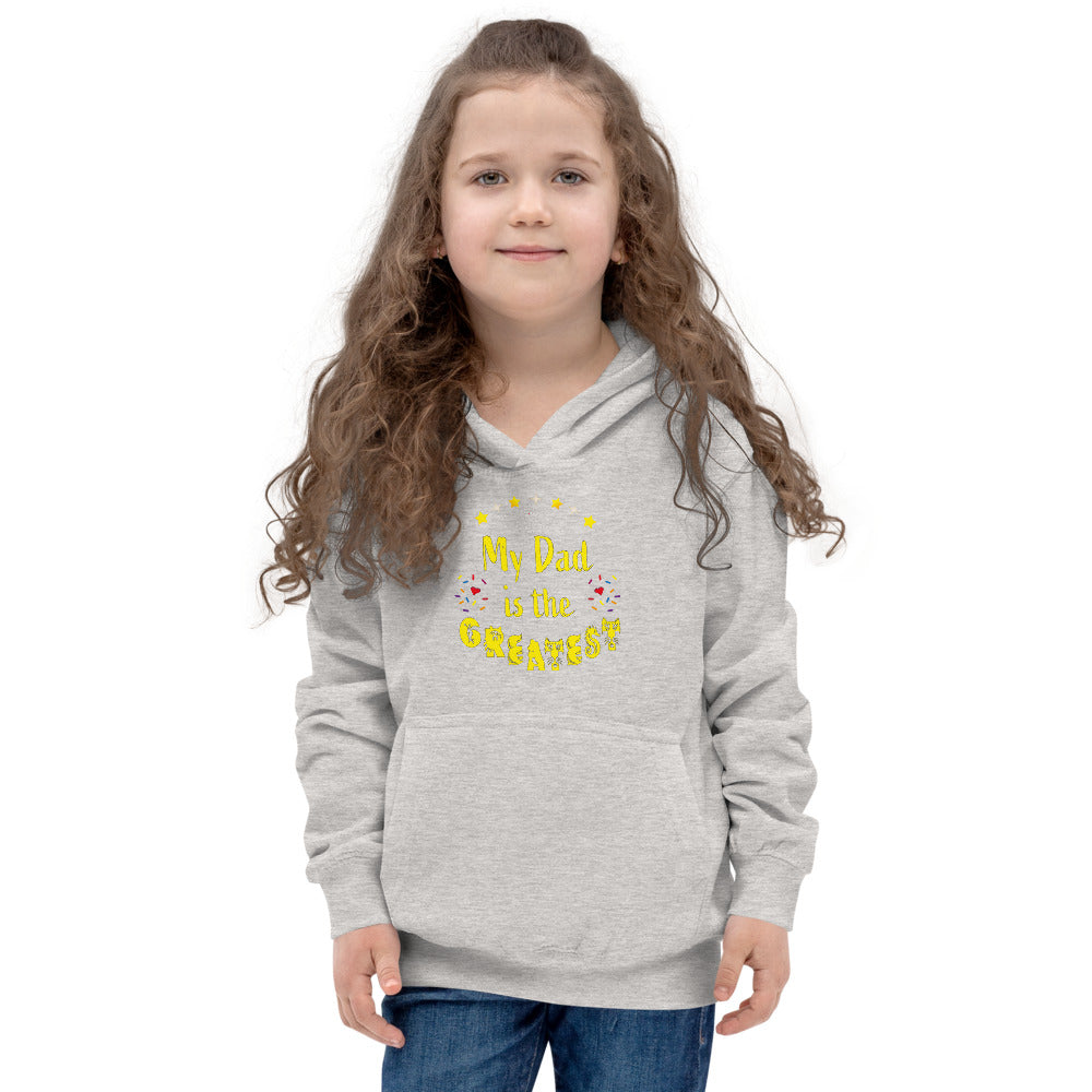 'Greatest Dad' Animal Unisex Kids Hoodie