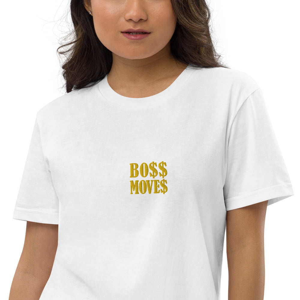 Boss Moves Embroidery Organic cotton t-shirt dress