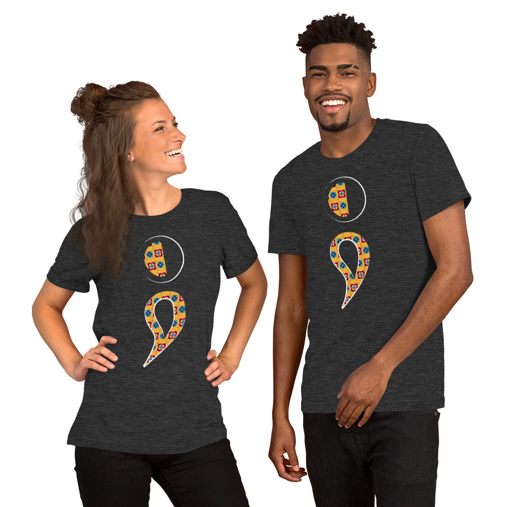 Semi-Colon Unisex T-Shirt