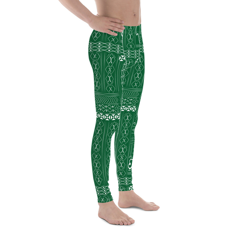 Tribal Leaf Men's Leggings