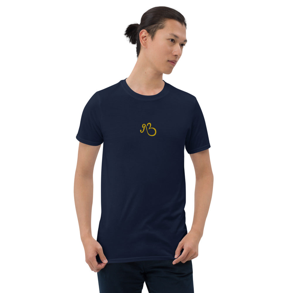 AfriBix Classic Embroidered Short-Sleeve Unisex T-Shirt