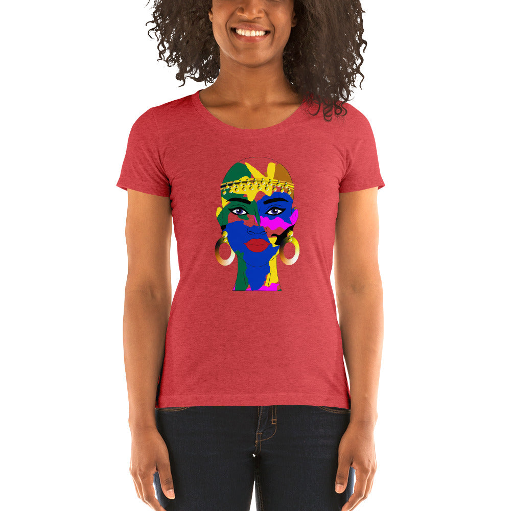 AfriBix Warrior Camo Ladies' T-shirt