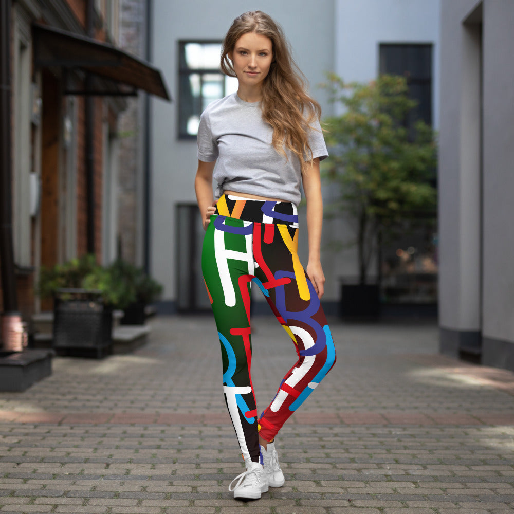 AfriBix Collage Leggings