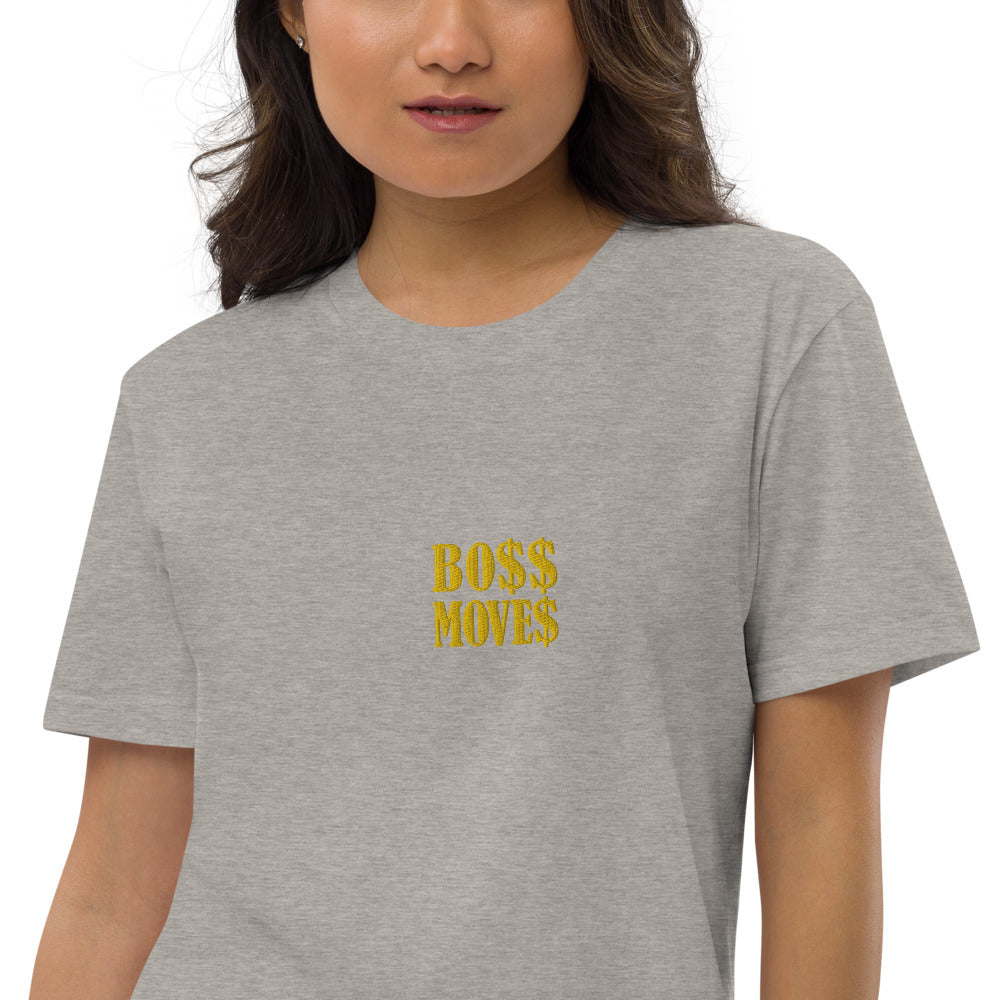 Boss Moves Embroidery Organic cotton t-shirt dress