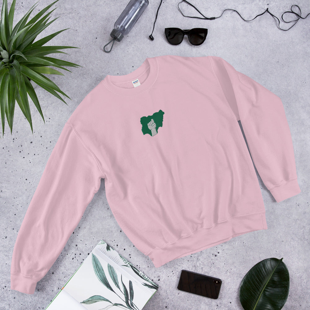 Naija Pride Embroidered Unisex Sweatshirt