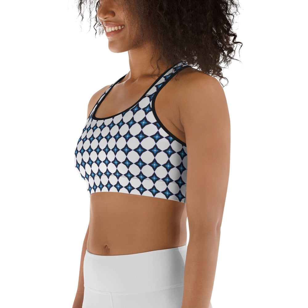 Starz Print Sports Bra - Snow