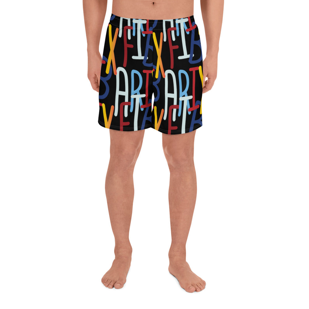 AfriBix Print Men's Athletic Shorts