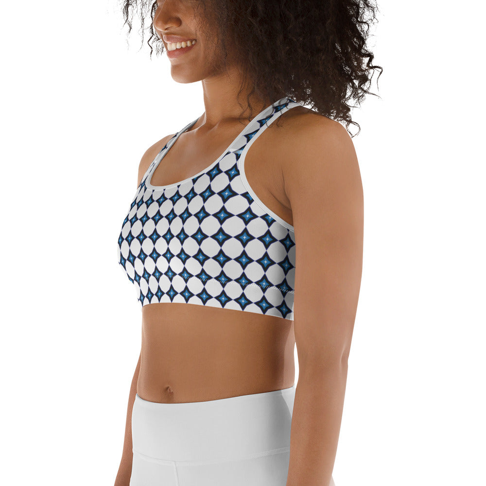 Starz Print Sports Bra - Snow