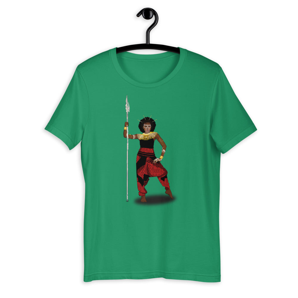 AfriBix Warrior African Queen Short-Sleeve Unisex T-Shirt