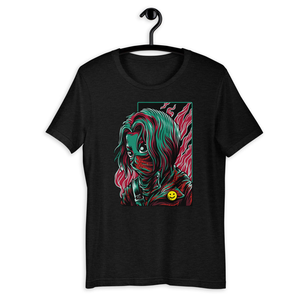 'Normalise This' Mask Graphic Short-Sleeve Unisex T-Shirt