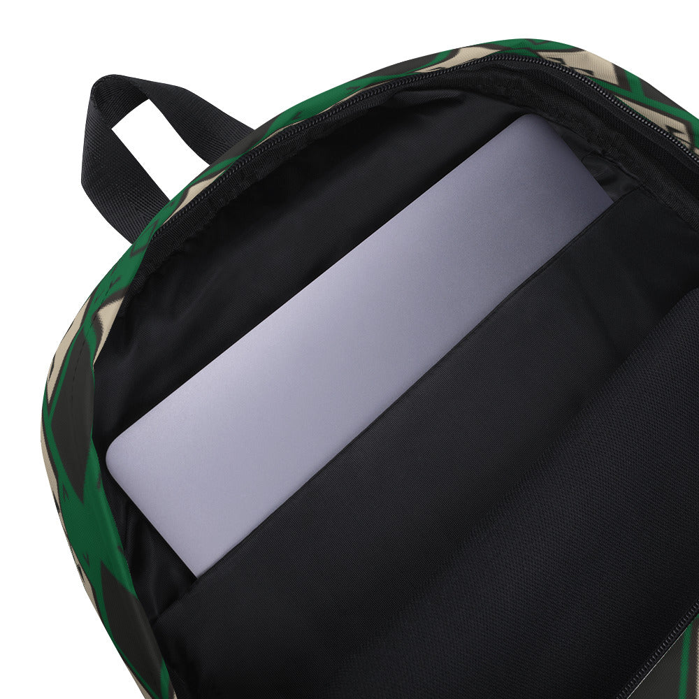 Aztek Print Laptop Backpack