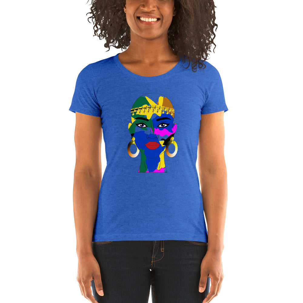 AfriBix Warrior Camo Ladies' T-shirt