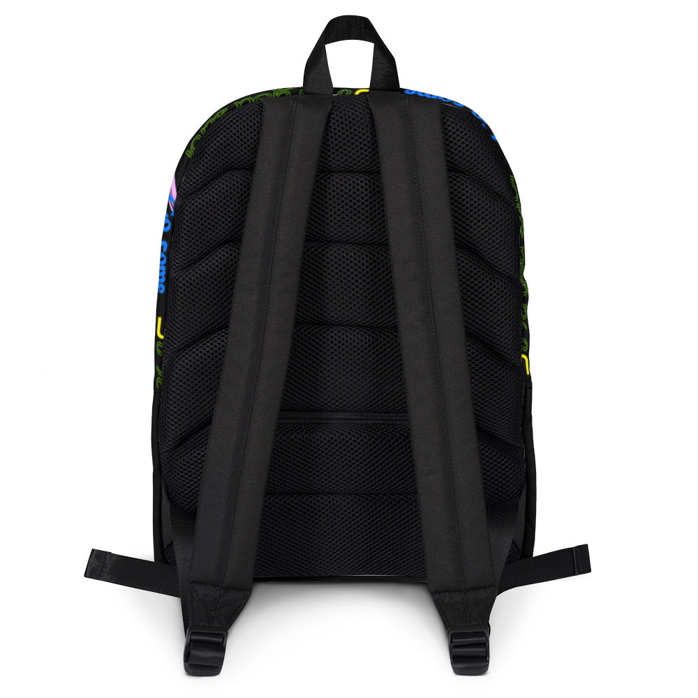 AfriBix Pidgin Print Laptop Backpack