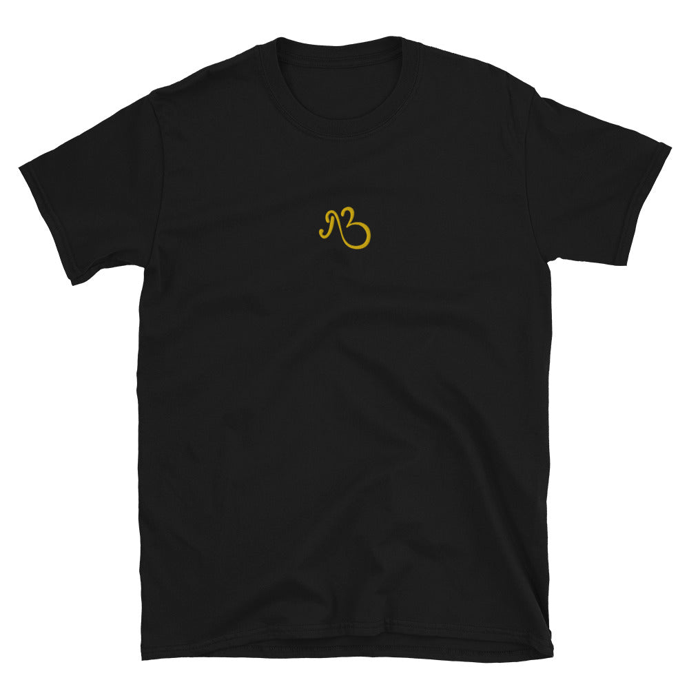AfriBix Classic Embroidered Short-Sleeve Unisex T-Shirt
