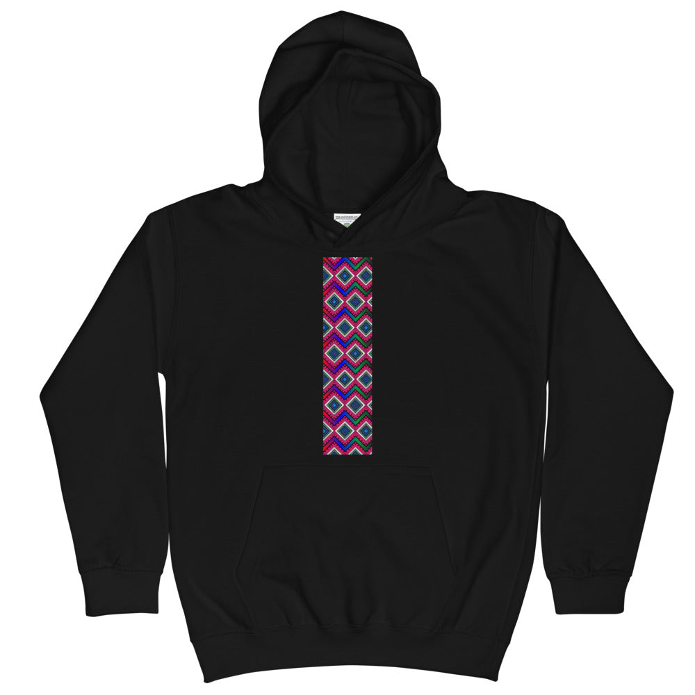 AfriBix Quad Print Unisex Kids Sweatshirt Hoodie