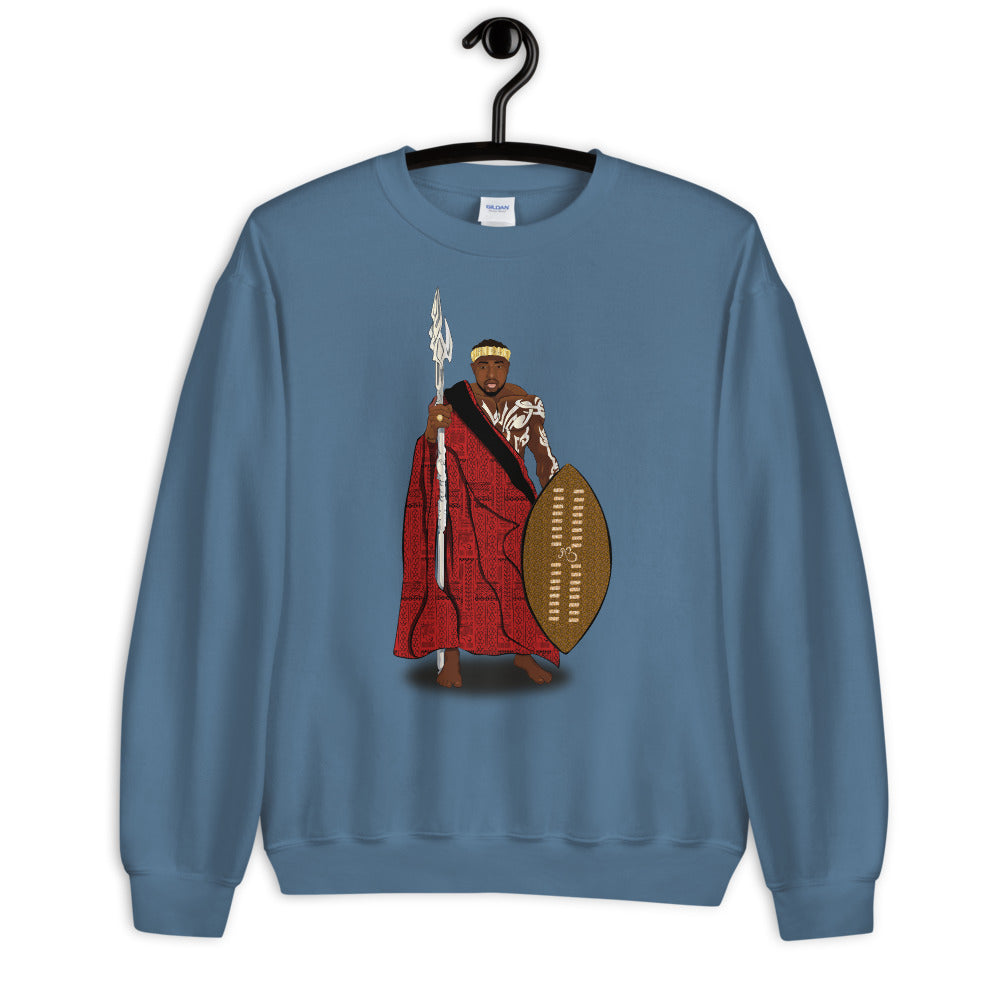 AfriBix Warrior African King Comfortable Unisex Sweatshirt