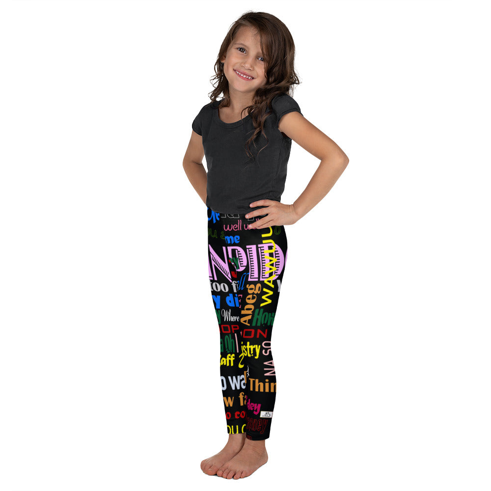 AfriBix Pidgin Print Kid's Leggings