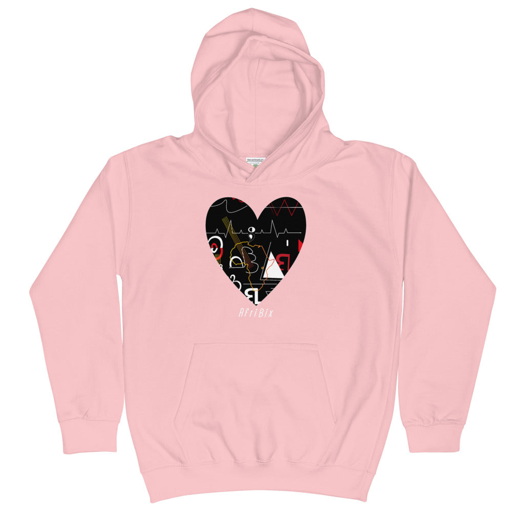 AfriBix Linear Print Unisex Kids Sweatshirt Hoodie