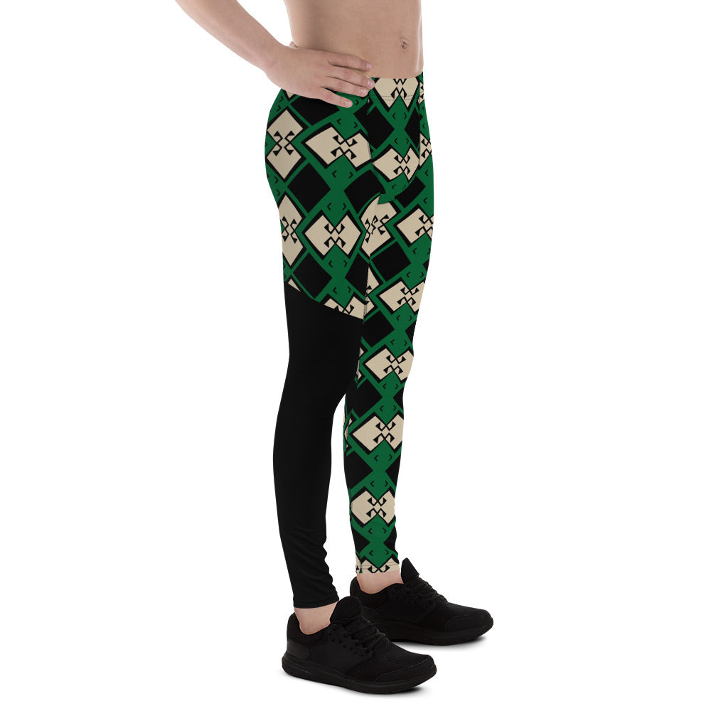 Aztek Leaf Men's Leggings