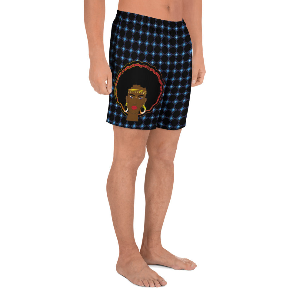 Starz Print AfriBix Warrior Men's Athletic Shorts
