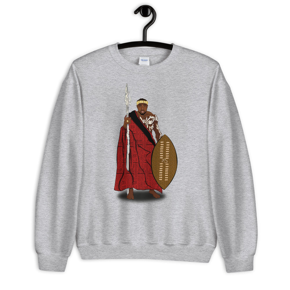 AfriBix Warrior African King Comfortable Unisex Sweatshirt