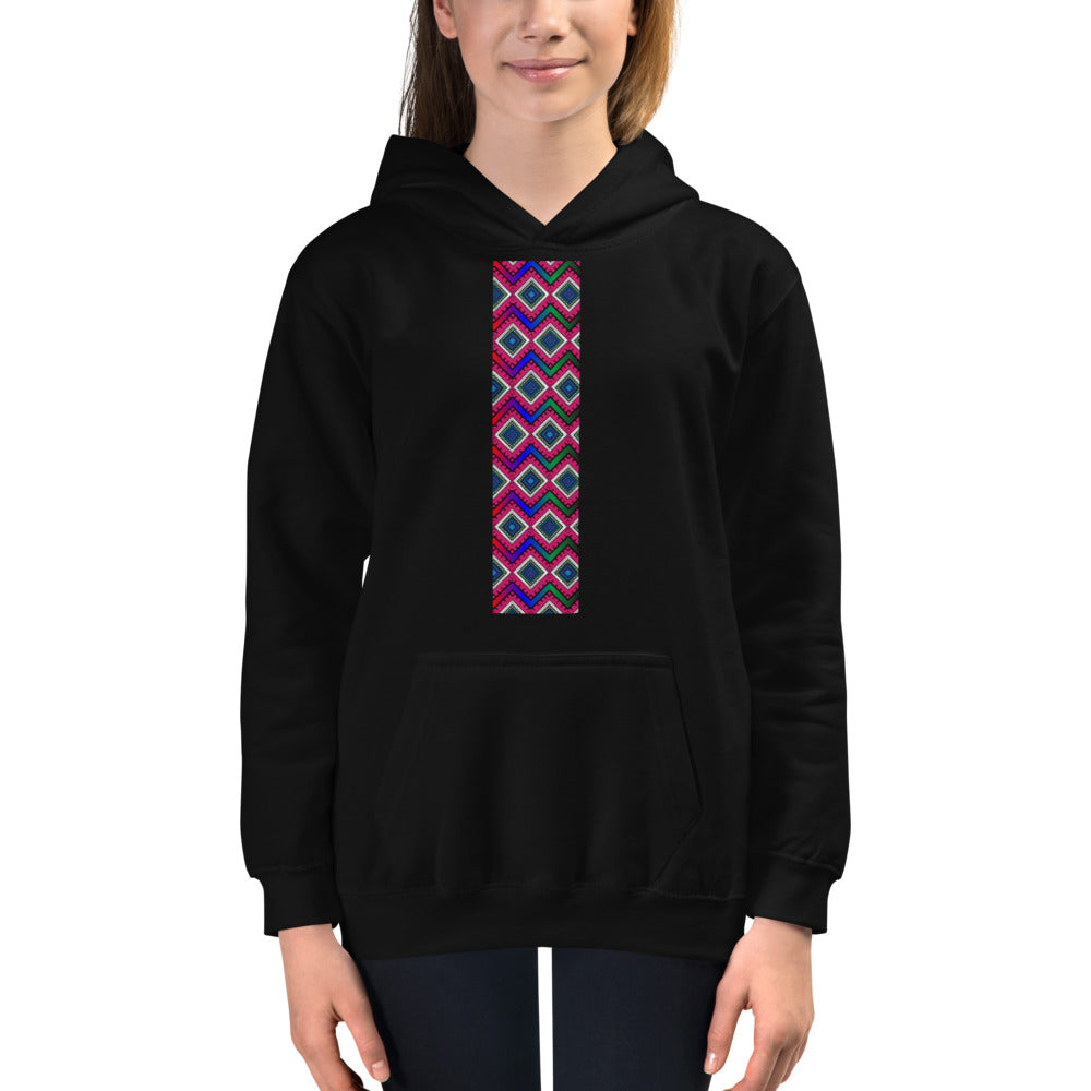 AfriBix Quad Print Unisex Kids Sweatshirt Hoodie
