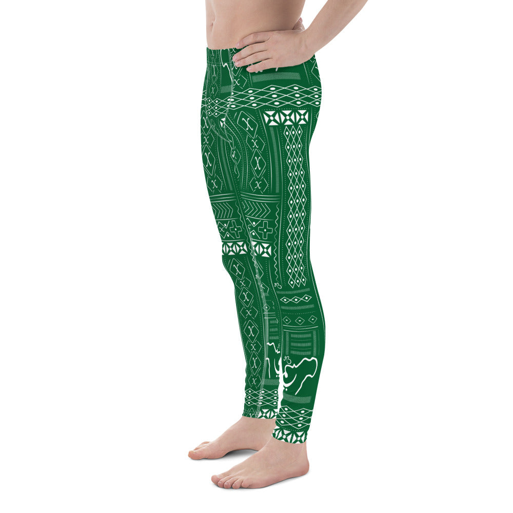 Tribal Leaf Men's Leggings