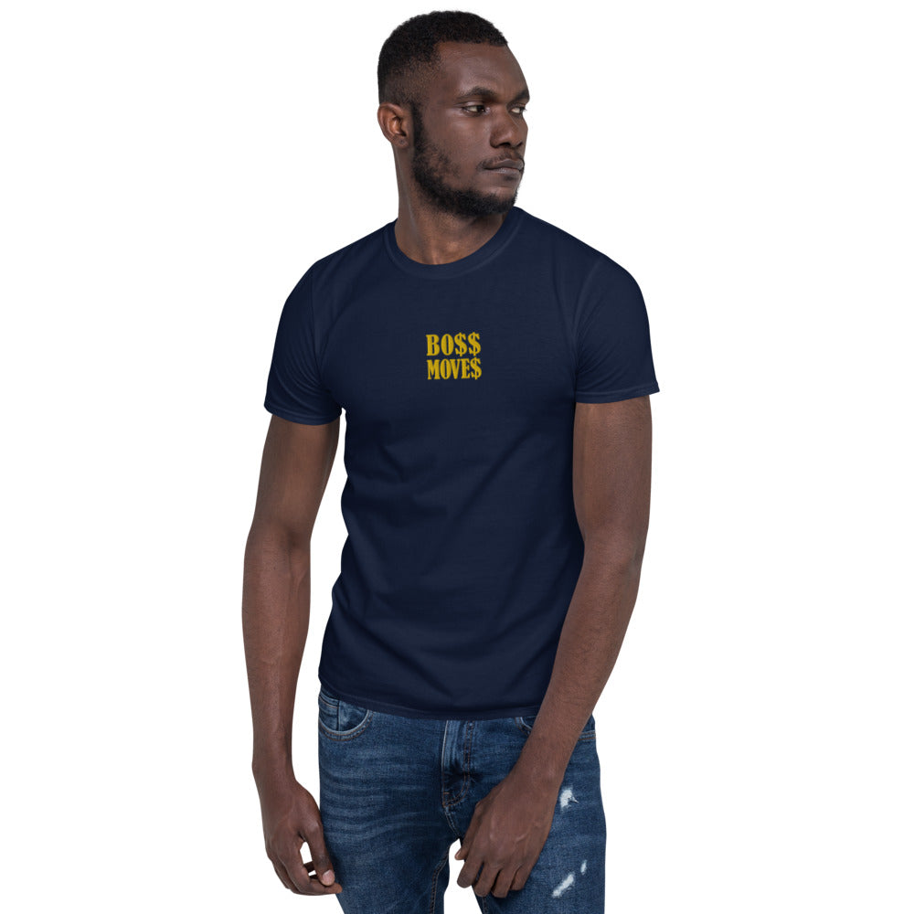 Boss Moves Embroidered Short-Sleeve Unisex T-Shirt