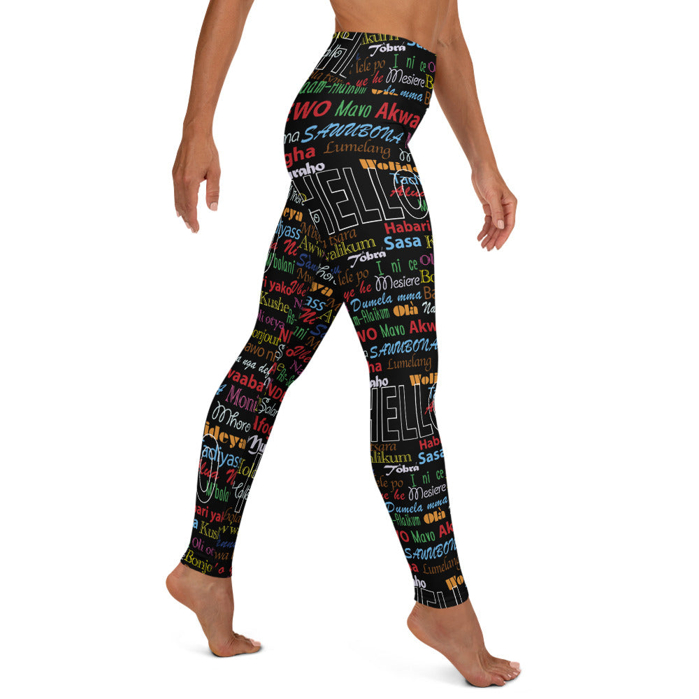 AfriBix Hello Print Leggings