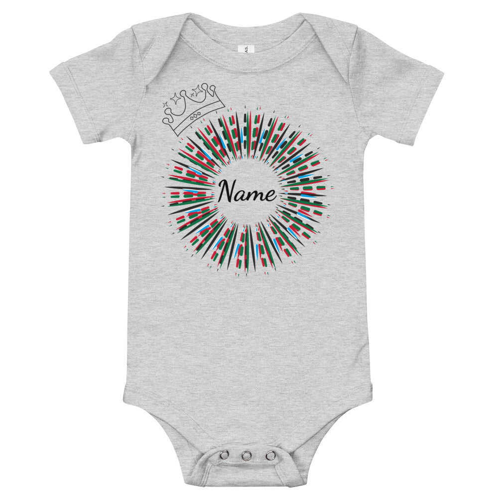 Personalised Baby Short Sleeve Bodysuit