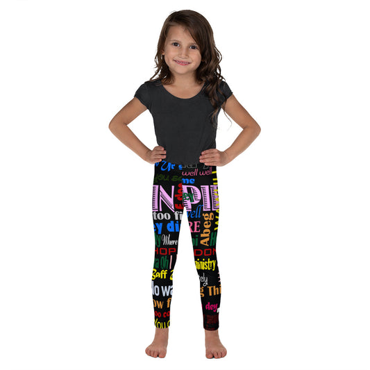 AfriBix Pidgin Print Kid's Leggings