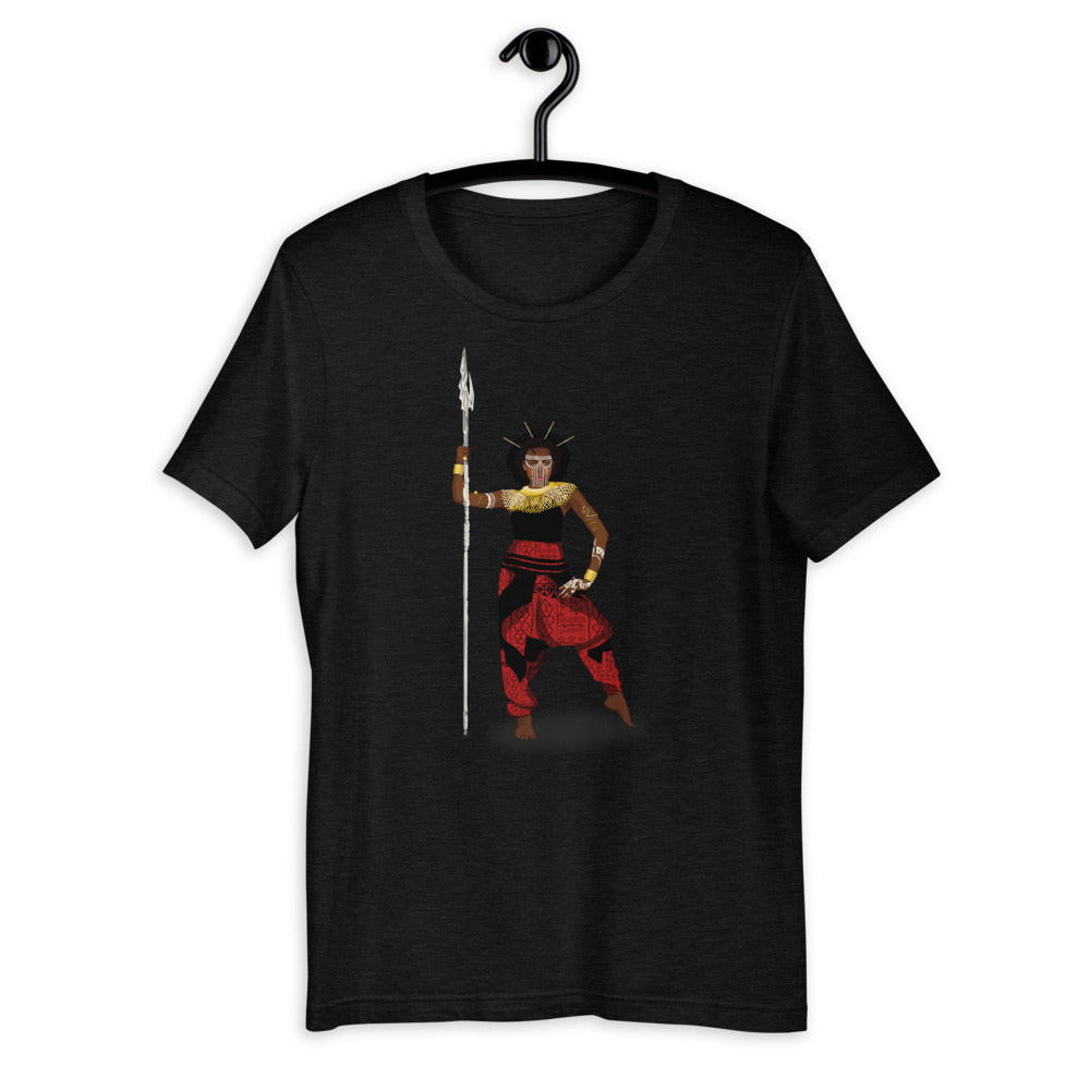 AfriBix Warrior African Queen Short-Sleeve Unisex T-Shirt