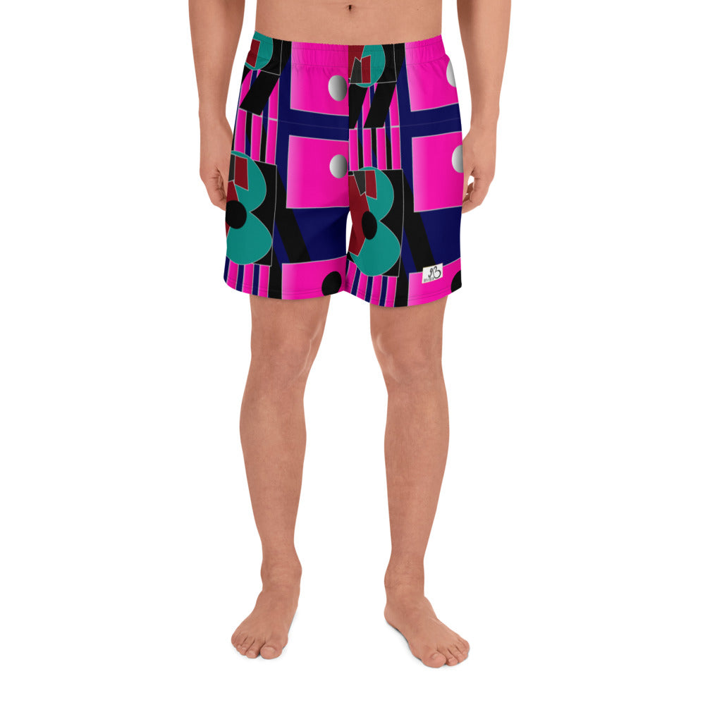Gallery Plum Men's Athletic Shorts