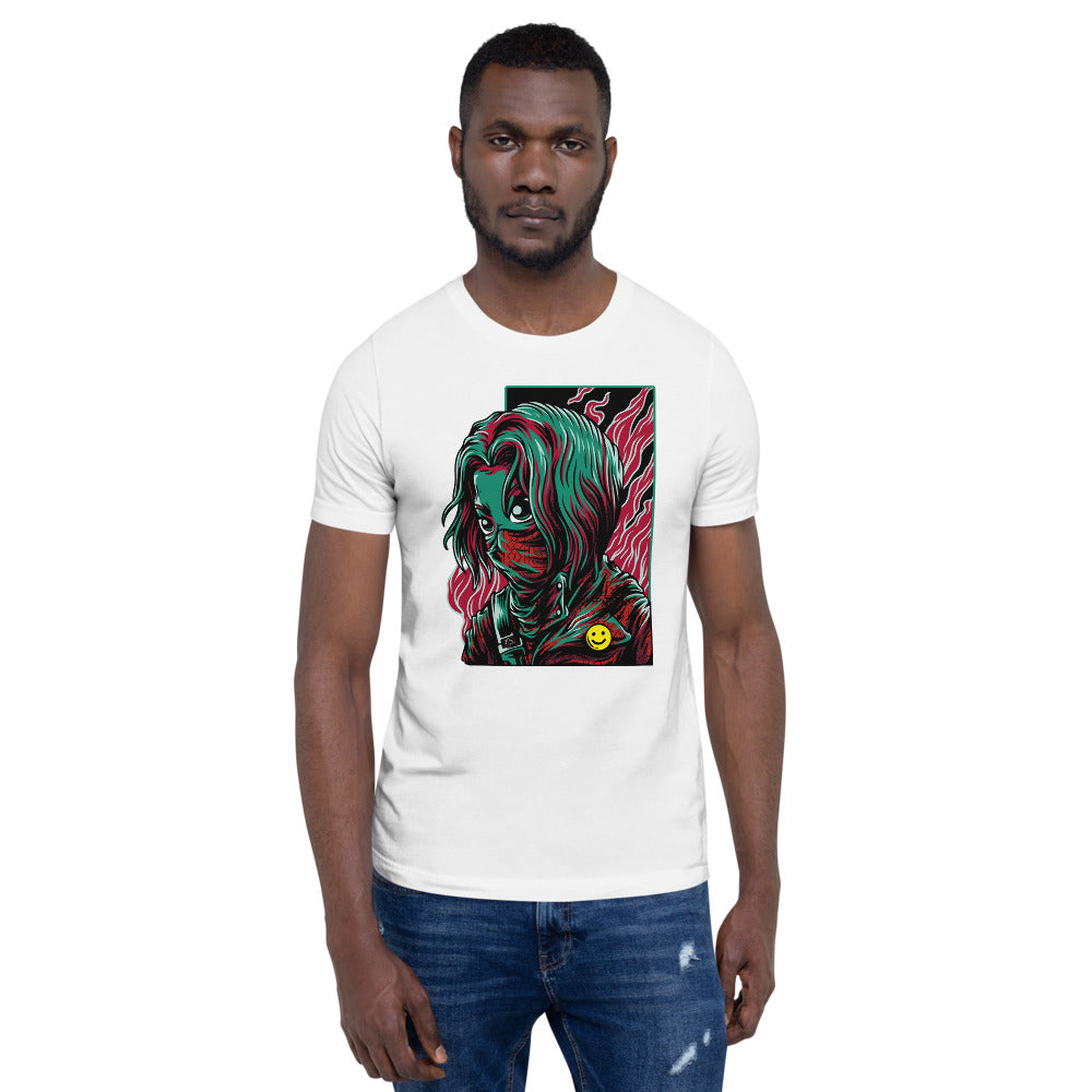 'Normalise This' Mask Graphic Short-Sleeve Unisex T-Shirt