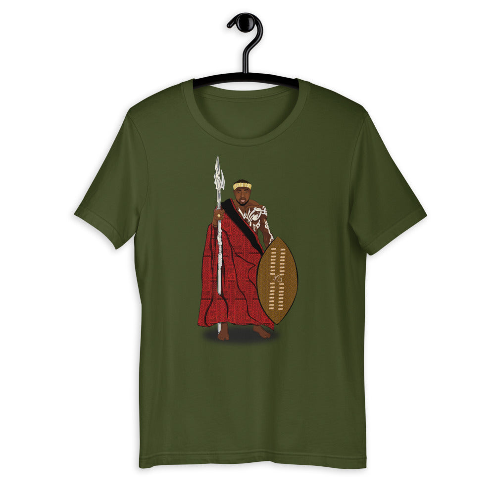 AfriBix Warrior African King Short-Sleeve Unisex T-Shirt