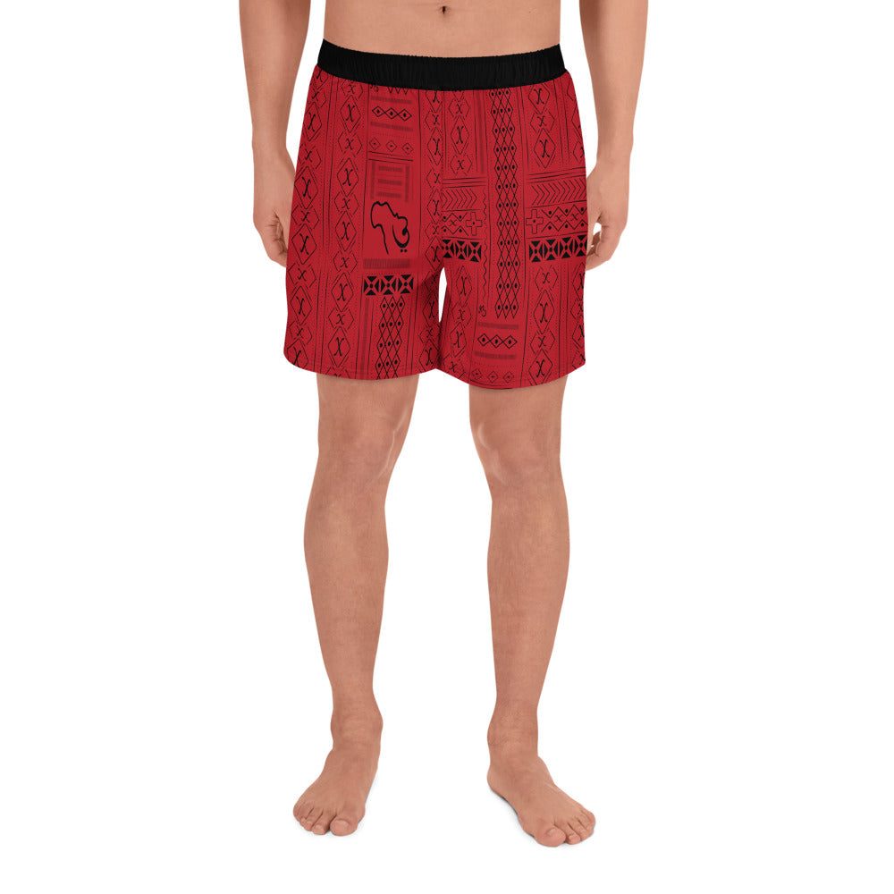 Tribal Print Men's Athletic Shorts