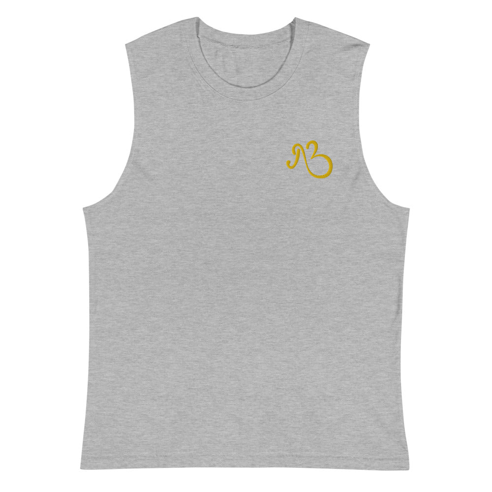 AfriBix Classic Embroidered Unisex Muscle Shirt