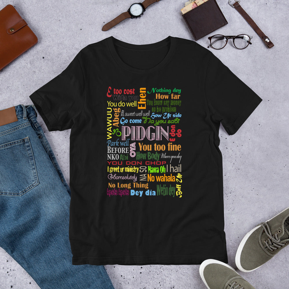 AfriBix Pidgin Print Unisex T-Shirt