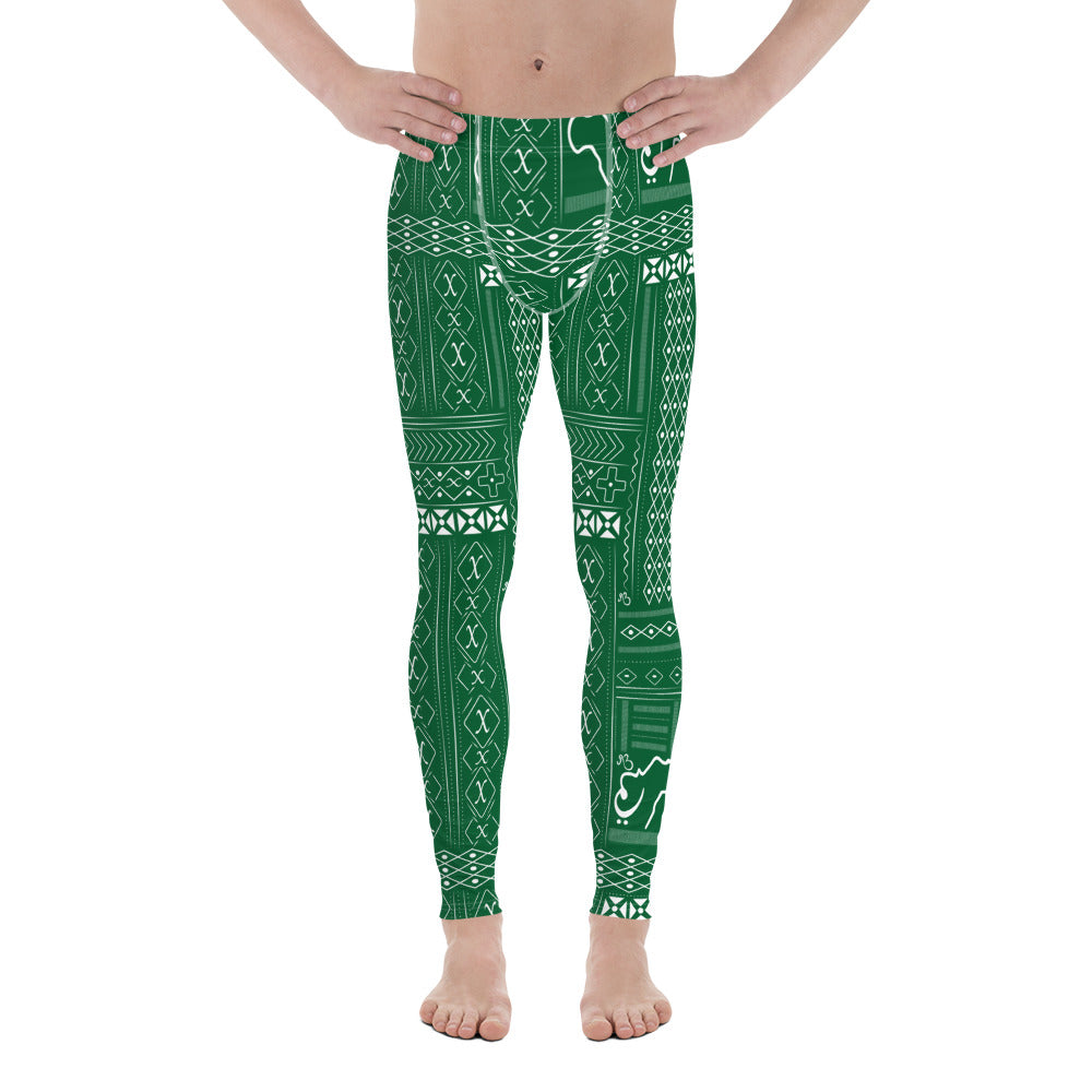 Tribal Leaf Men's Leggings