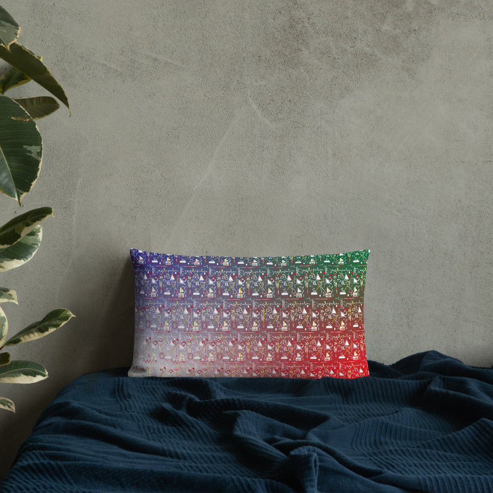 AfriBix Linear Print Galaxy Premium Pillows