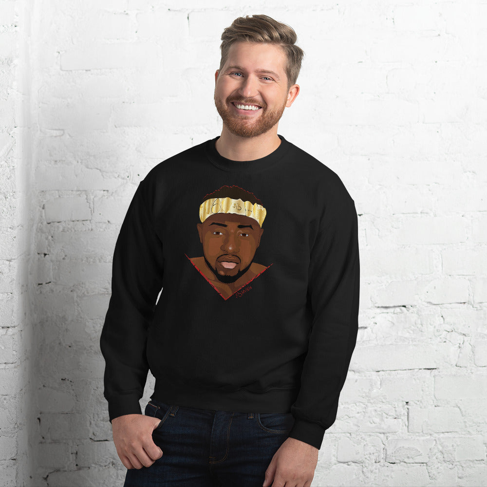 AfriBix Warrior African King Portrait Unisex Sweatshirt