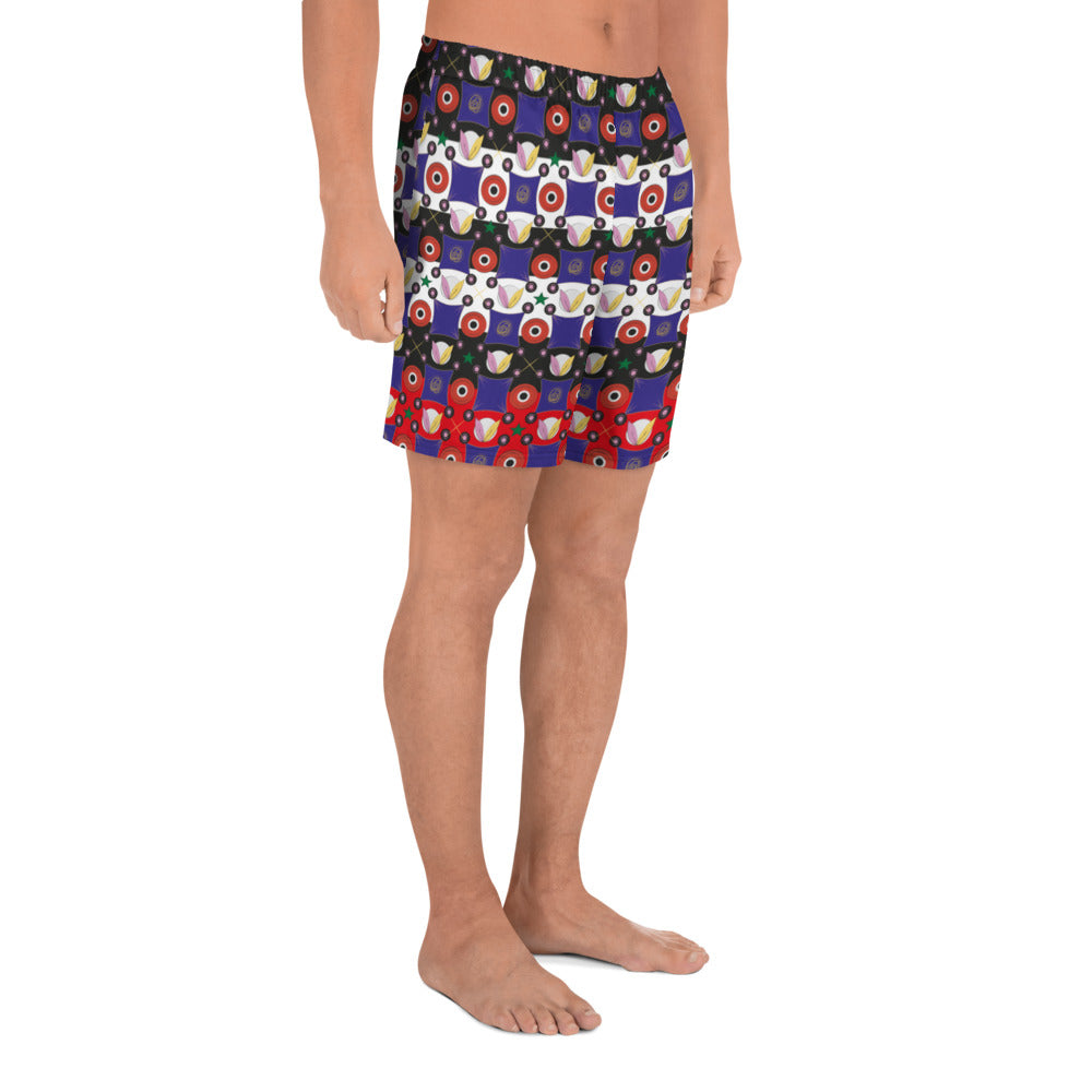 Inception Print Men's Athletic Shorts