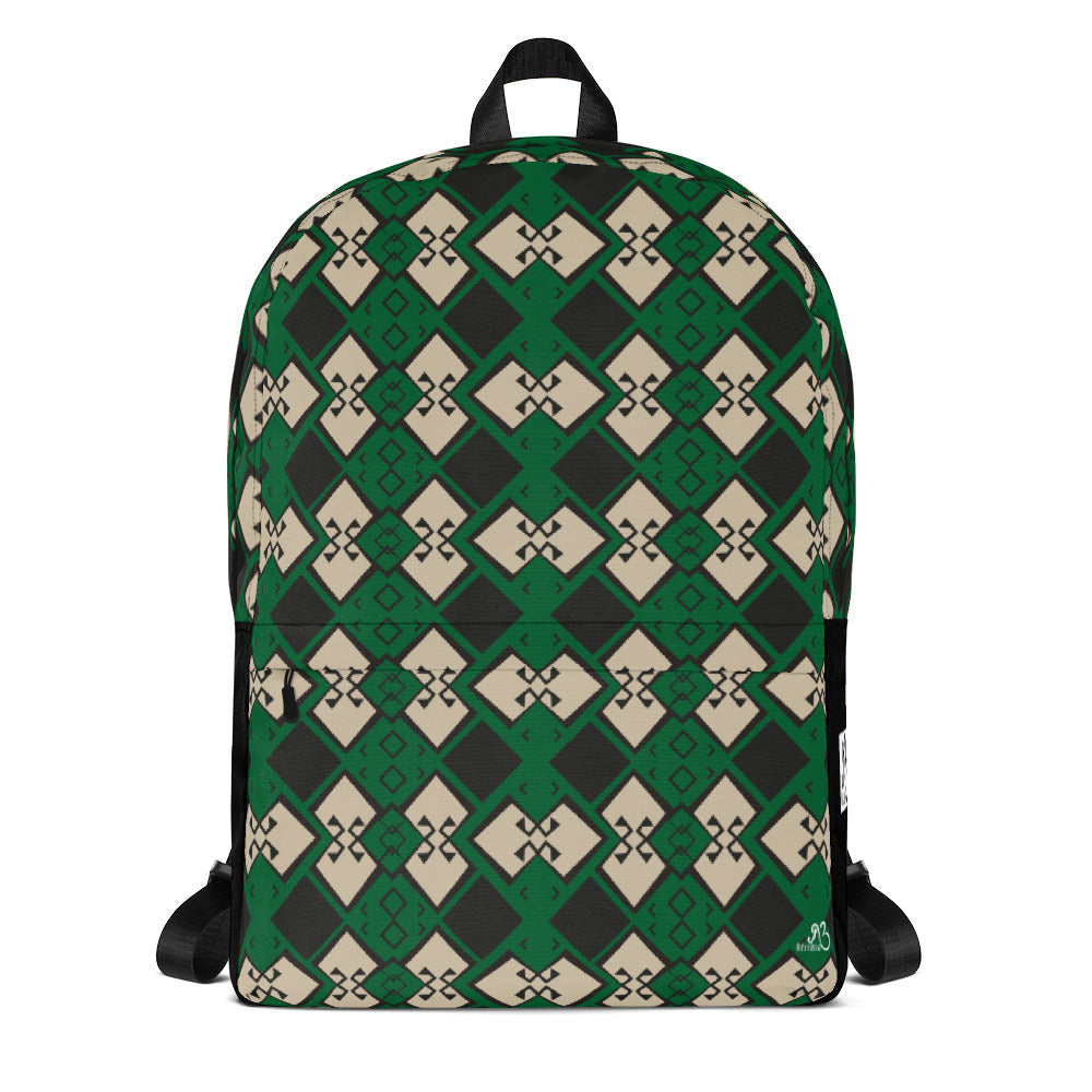 Aztek Print Laptop Backpack