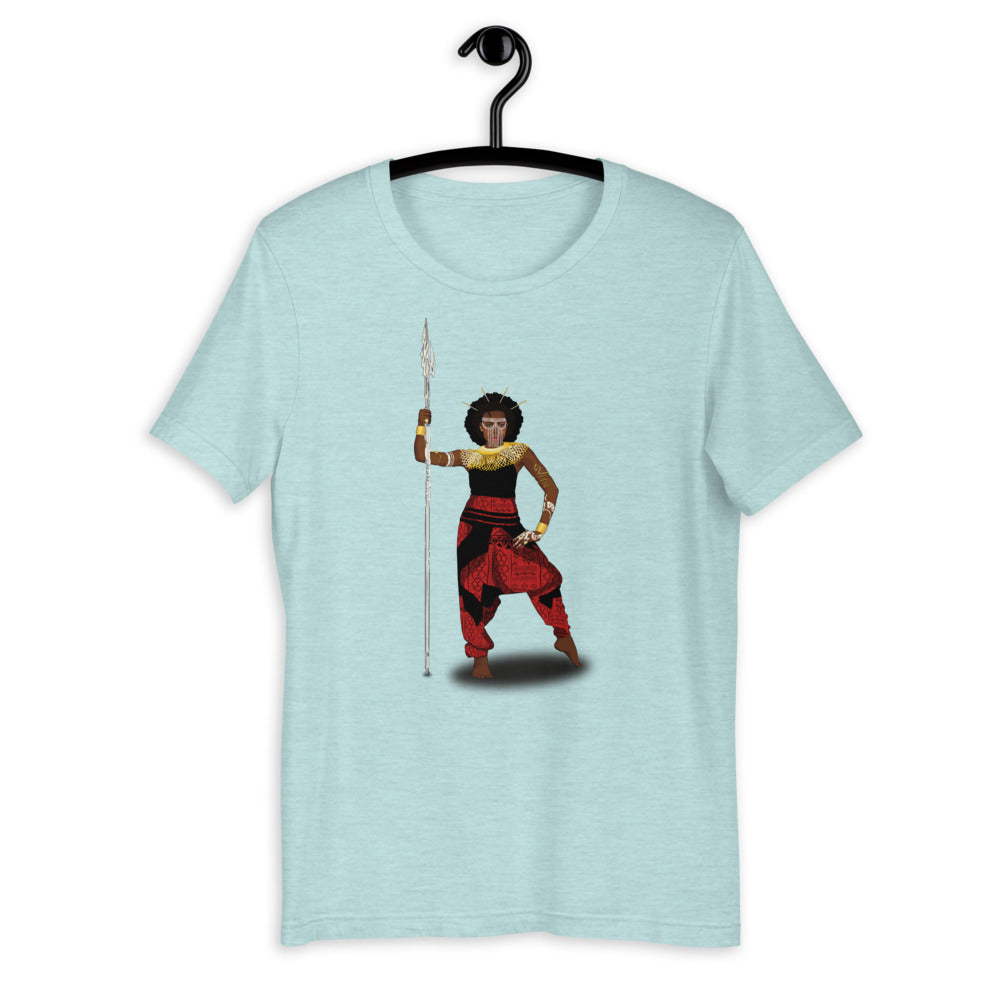 AfriBix Warrior African Queen Short-Sleeve Unisex T-Shirt